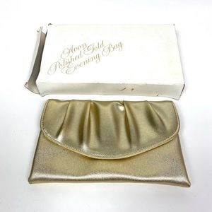 Vintage Avon Polished Gold Evening Bag